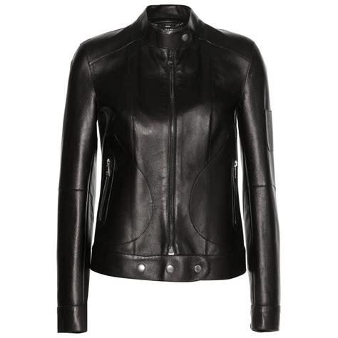 dolce gabbana women's leather jacket with rhinestone buttons nude|Dolce & Gabbana Jackets for Women .